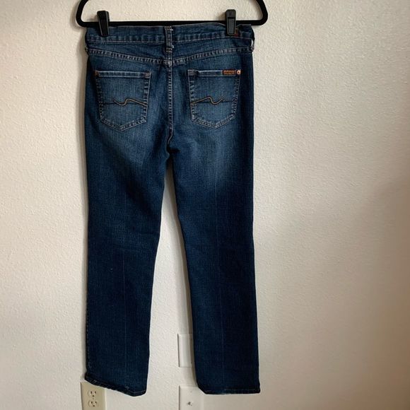 7 For All Mankind Bootcut Dark Wash Jeans - Picture 7 of 7